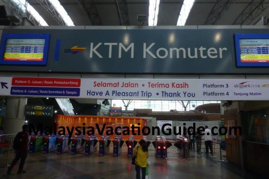 KTM Komuter at KL Sentral