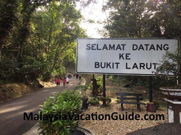 Bukit Larut Signage