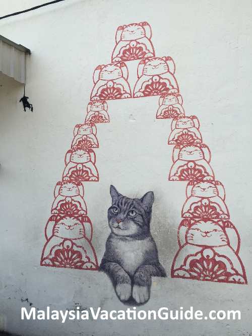 Gat Lebuh Armenian cat mural