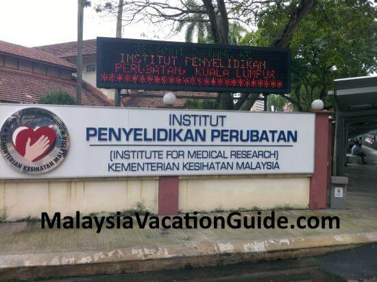 Institut Penyelidikan Perubatan, KL.