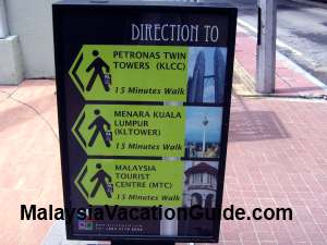 KL City Walk Signage