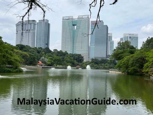 KL View From Perdana Botanical Gardens