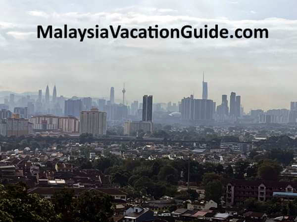 KL City View From Kepong Botanic Gardens