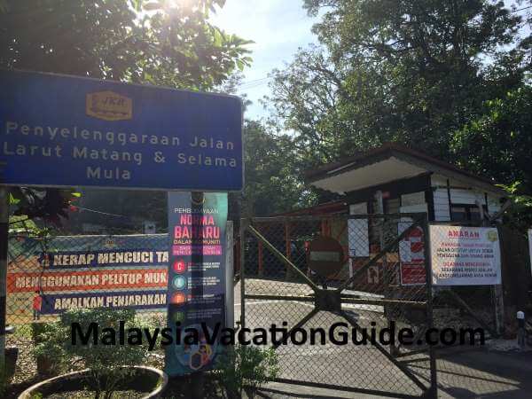 Entrance to Bukit Larut