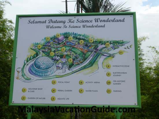 National Science Center map