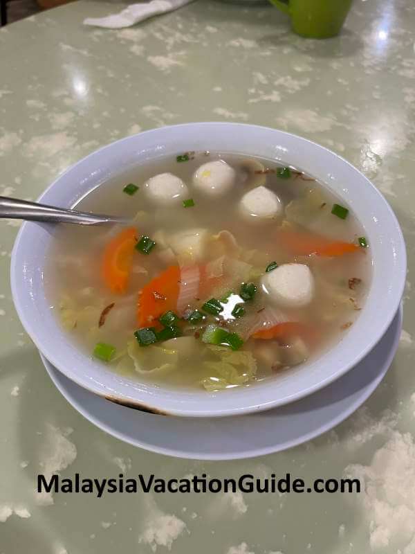 Makko Restaurant Fishball Soup