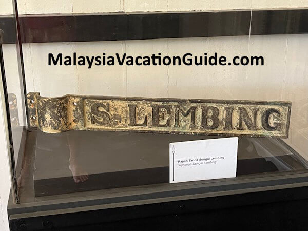 Sungai Lembing Signage