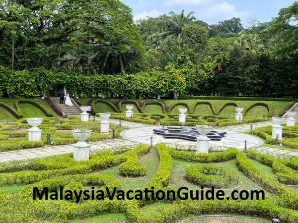 Sunken Garden at Perdana Botanical Gardens