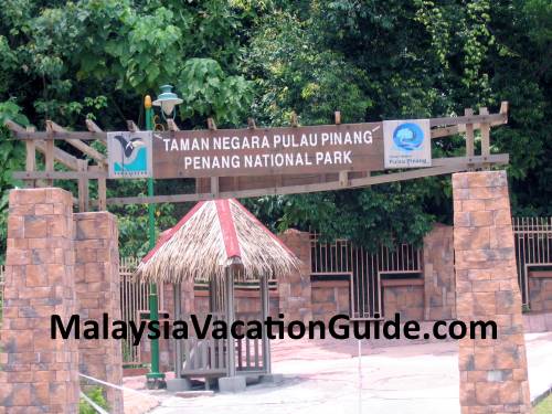 Penang National Park Entrance
