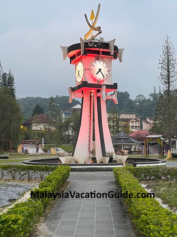 Tanah Rata Coronation Park Clock Tower Tanah Rata Coronation Park Clock Tower