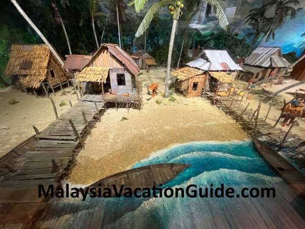 Tanjung Balau Fisherman Village Diorama