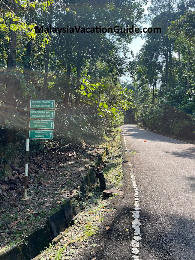 Tarmac Road to Bukit Sapu Tangan