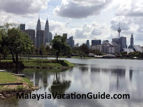 KL View from Tasik Titiwangsa