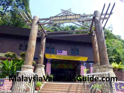 Taman Eco Rimba KL information centre.