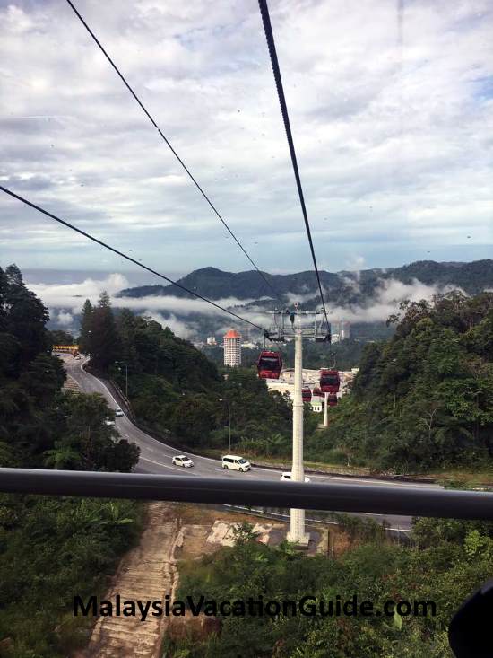 Genting Highlands cable car.