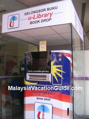Kuala Lumpur Library Book Drop Kiosk