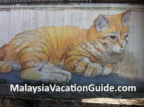 Cat mural Penang