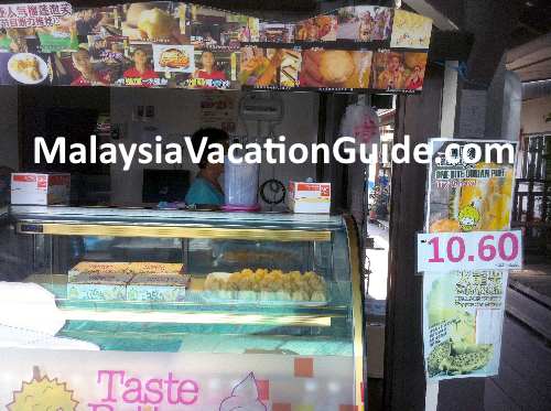 Dessert shop at Chew Jetty