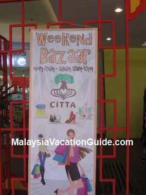 Citta Mall Weekend Bazaar Banner