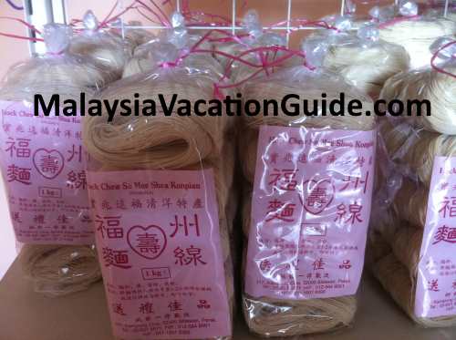 Mee suah packed for sale.