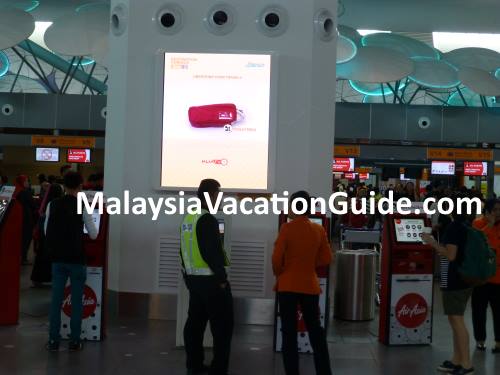 KLIA2 Self Check-in kiosk