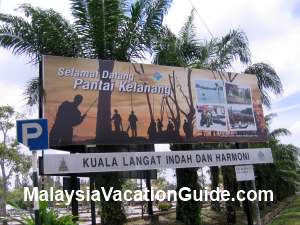 Kelanang Beach Signage