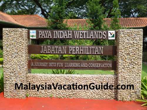 Paya Indah Wetlands Signage