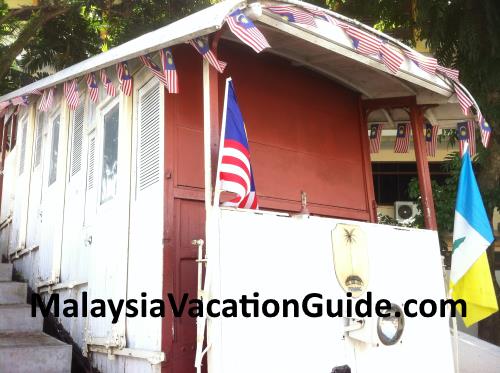 Penang Hill funicular train.