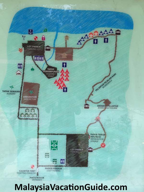 Matang Mangrove Map