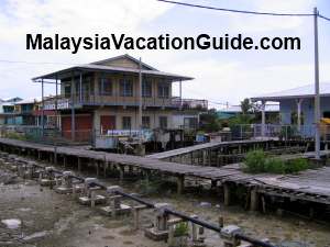 Pulau Ketam Houses On Stilts