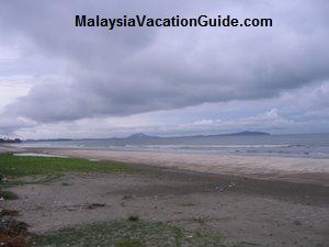 View of the beach from Pak Su Restaurant