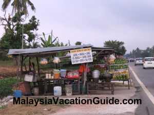 Stalls in Sekinchan