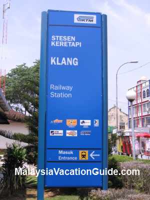 Klang Railway Signage