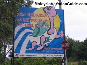 Cherating Turtle Sanctuary Signage