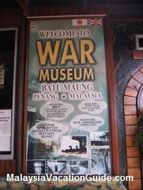 Penang War Museum Banner